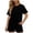 Black, variant on VBVC Women's 2 Piece Short Sleeve Outfit Set,Ladies Baggy Top with Pocket Shorts,Summer Lightweight Sweatsuits For Women,Gray,S-2XL