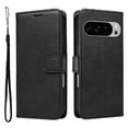 thumbnail image 1 of Wallet Case for Google Pixel 10 Pro XL 5G Flip Cover with Card Slots, Magnetic Stand & Strap Black, 1 of 7
