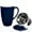 Navy Bule, variant on Cibeat Tea Mug with Infuser and Lid 16oz 500ml Large Porcelain Tea Strainer Cup with Handle for Loose Tea Coffee- Mint Green