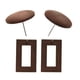 thumbnail image 1 of 2 Pares Pendientes Perno Prisionero de Oído Forma de Rectángulo y para Mujeres Sunnimix Pendientes de madera, 1 of 8