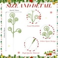 thumbnail image 2 of Janrevotw 30 Pcs Christmas Glitter Tree Picks and Sprays Twigs Artificial Curly Stem Picks Ornaments 12 Inch Branches Sticks for Xmas Wreath Vase Fillers Gift Decoration(Green), 2 of 7