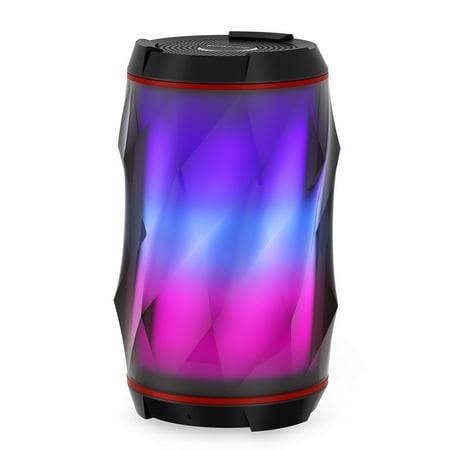 Sunliking Portable Bluetooth Speakers Led Lights 6 Patterns Visual