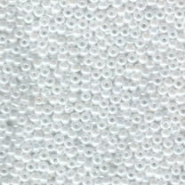 White Ceylon Miyuki Seed Beads 8/0 8-9528-TB