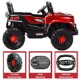 thumbnail image 4 of Camioneta Montable Eléctrica JOYKOO 4x4 Control Remoto Luz LED 12V Rojo, 4 of 7