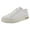 White, variant on Unisex Bend Low White Leather Sneaker - 1017723