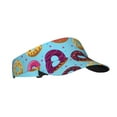 thumbnail image 2 of Disketp Donuts Sun Visors for Women Men Unisex Tennis Golf Visor Hat Adjustable Summer Hats Sport Outdoor Visor Hat UV Protection Cap, 2 of 8