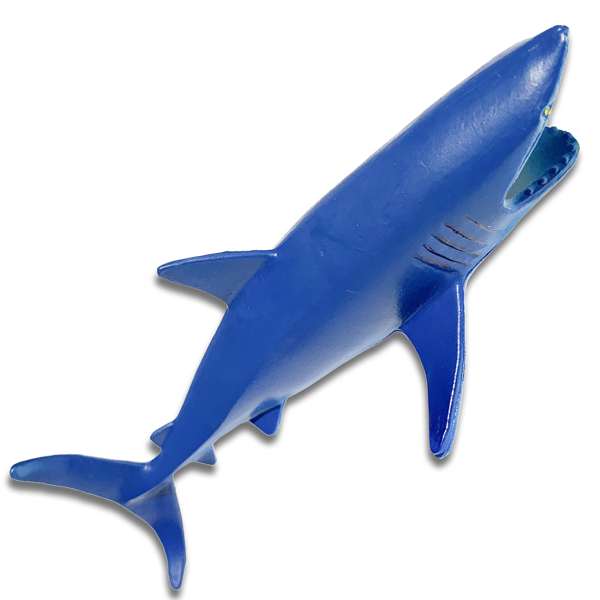 Plastic Sharks for Drinks - Great Shark Decor for Shark Parties, Shark Decorations for Fun Theme Party, Vinyl Sharks for Drinks, Lemonade & More