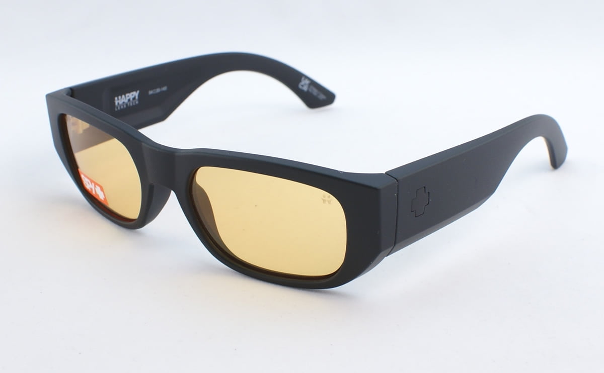 Spy Genre Sunglasses - Matte Black - Happy Gray Polar