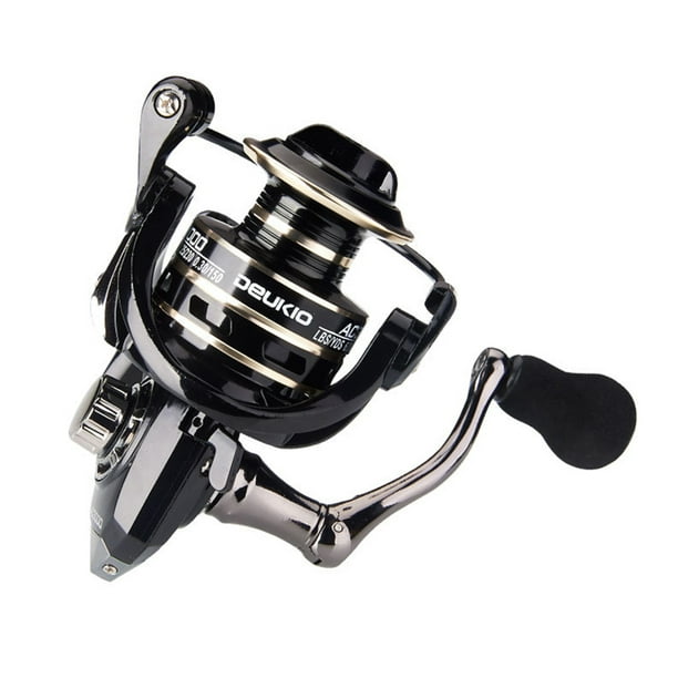 Labymos Mini Spinning Reel All Metal 3BB 5.2: 1 Ultralight All Metal Reel  Right Left Hand Inter-changeable Freshwater Saltwater Fishing Reel