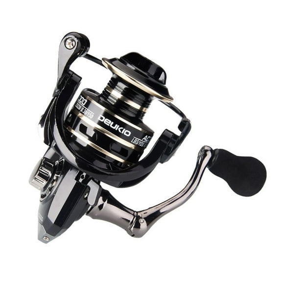 Carrete de spinning Mini carrete giratorio All Metal 3BB 5.2: 1 Carrete ultraligero totalmente metál DEUKIO Carrete de spinning