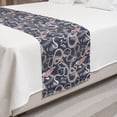 thumbnail image 2 of Botanical Bed Runner, Vintage Abstract Pattern of Snakes and Branches, Decorative Accent Bedding Scarf for Hotels Homes and Guestrooms, Queen, Multicolor, by Ambesonne, 2 of 2