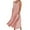 DT-Pink, variant on DailyTrove Women's Solid Color Sleeveless Maxi Dress, Casual Beach & Weekend Wear, Lightweight Rayon Blend, Fit & Flare, Contrast Hem