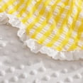 thumbnail image 6 of TOWED22 Baby Girl Clothes 2 Piece Toddler Outfits Sleeveless Floral Lace Vest Top Long Linen Pants Set(Yellow,5-6 Y), 6 of 9