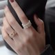 thumbnail image 5 of Guardurnaity Anillo abierto de perlas para mujer, ceremonia de boda, banquete, anillos románticos ajustables que se pueden abrir, joyería, regalo Ropa, zapatos y accesorios Miscelánea, 5 of 6
