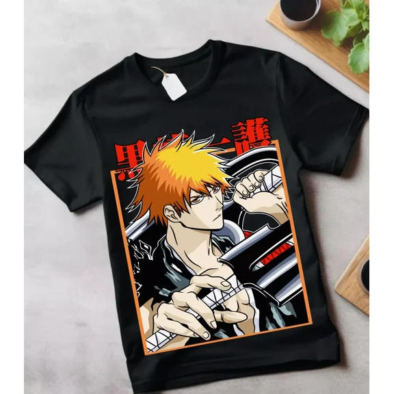 Byakuya Kuchiki T-Shirt Bleach Shirt Manga Strip Anime Graphic Tee gift shirt