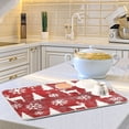 thumbnail image 6 of BZSMCE Dish Drying Mat Simple Deer Sonwflake Design Drying Mats, 6 of 8
