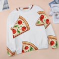 thumbnail image 6 of Fun Pizza Women's Floral Printed Sweatshirt Long Sleeve Crewneck Casual Loose Vintage Graphic Pullover Tops, 6 of 7