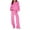 Pink, variant on Wdfiry Sweatsuits Set for Women Womens Coat 2 Piece Outfit Sets Open Front Zip Hooded Sweatshirt Coat and Jogger Sweatpant Lounge Sets Tracksuit Sets with Pocket Clearance