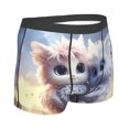thumbnail image 2 of KLL Cute Animal Couple Men's Cotton Boxer Briefs Underwear-Large, 2 of 8