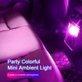 thumbnail image 6 of NIBOLOG Car Ambient Light - USB Interface Plug And Play Create Atmosphere Universal Car Miniature LED Night Light, 6 of 7