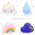 thumbnail image 5 of 4Pcs Smooth Watering Bath Toys for Kids Bathtub Swimming Pool, 5 of 5