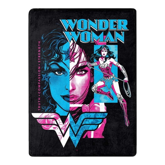 W Woman Truth Compassion Strenght Silk Touch Throw Blanket