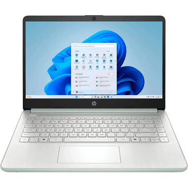 HP 14” HD Laptop, Intel Processor N150, 4GB RAM, 128GB UFS, Windows 11 Home in S Mode, Willow Green