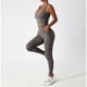 thumbnail image 2 of Leggings de cintura alta con bolsillos for mujer, pantalones de Yoga elásticos suaves, Leggings de entrenamiento informales a prueba de sentadillas, 2 of 6
