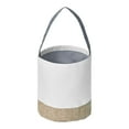 thumbnail image 2 of Tachiuwa Easter Bucket for Candy Gifts, Basket Bucket Tote Bag, Easter Gifts Lightweight Easter Basket Egg Buckets Kids Easter Holiday grey, 2 of 10