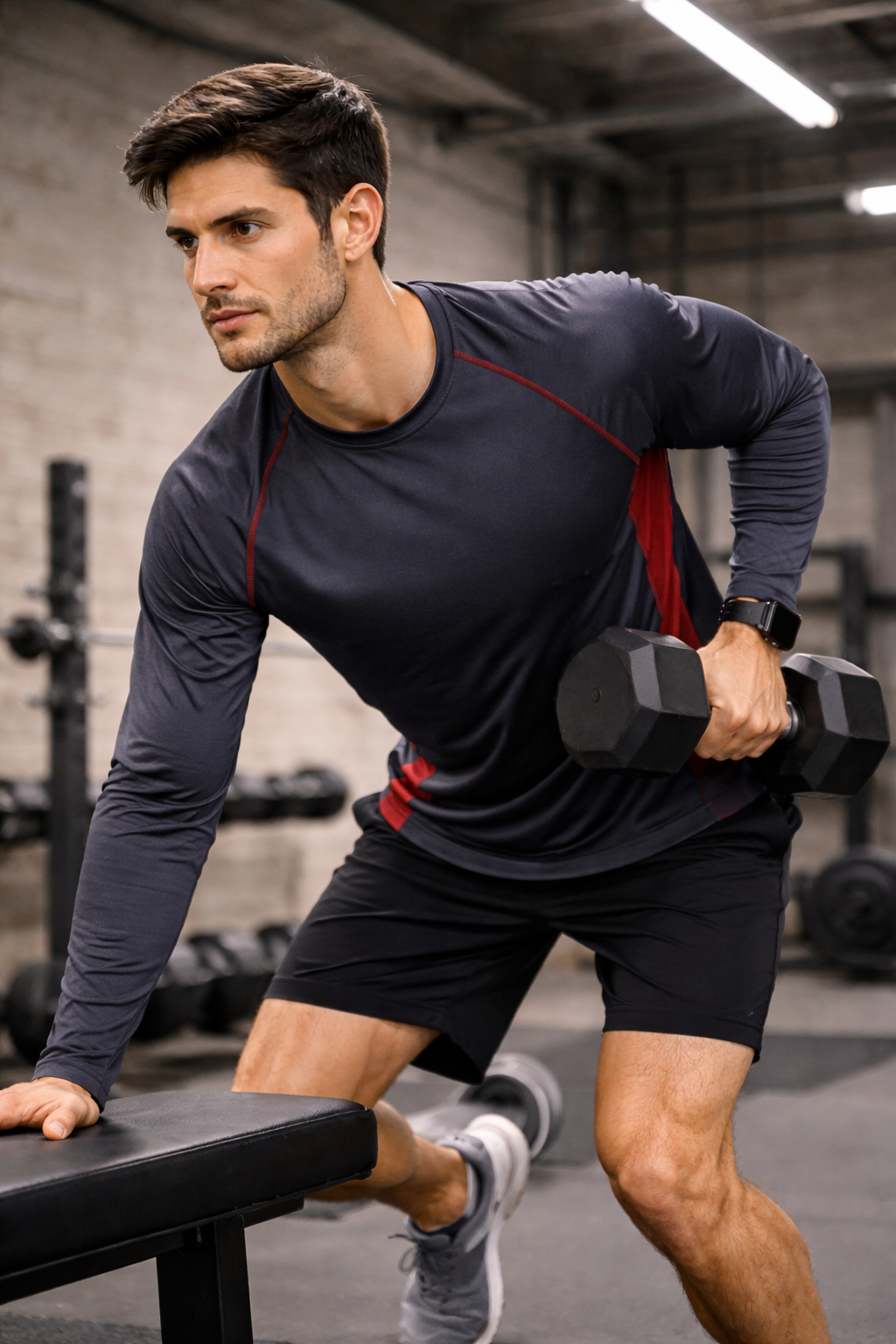 Daresay Men's Dri-Fit Long Sleeve T-Shirts, 4-Pack photo 6