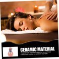 thumbnail image 2 of HUGFEGWE Red Ceramic Dispenser Bottle Refillable Storage Container for Beauty Salon and Spa for Essential Oils Elegant Design U2537-4391, 2 of 9