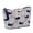 B, variant on Tarmeek Canvas Cosmetic Bags Printed Makeup Bag Multi-Function Travel Organizer Pouch with Zipper for Women Girls Vacation Travel