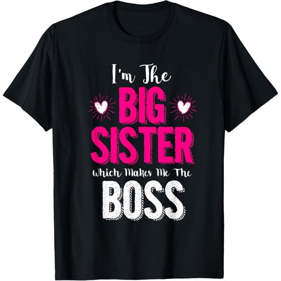 Big Sister This Girl Is The Boss Sibling T-Shirt
