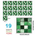 thumbnail image 1 of Karymi 19pcs Home Decor Living Room Tile Set Strong Sticker Kitchen Wall Sticker Summer Savings Up to 60% off New Year holiday, 1 of 5