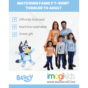 Bluey Big Boys Matching Family Long Sleeve T-Shirt Toddler to Big Kid