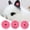 Rose Red, variant on Rupoun 100Pcs Quality Plastic Animal Livestock Ear Tag for Rabbit Fox Dog Marker Label Round Farm Equipment, Rose Red