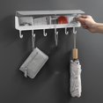 thumbnail image 4 of Estante de almacenamiento Ousuwo con ganchos para cajones colgador de ropa de baño Afortunado Sencillez, 4 of 4
