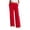 Red, variant on Womens Athletic Side Stripe Wide Leg Long Pants Solid High Waist Casual Trousers with Pockets, Loose Breathable Bottoms for Jogging, Loungewear and Outdoor Walking White