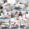 thumbnail image 5 of Pig Bathing Bedding Duvet Cover Set Full Size 4 Pieces in The Bathtub Soft Twill Plush Quilt Cover, Include 1 Duvet Cover 1 Flat Sheet And 2 Pillow, 5 of 7