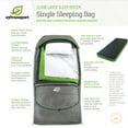 thumbnail image 3 of SylvanSport Cloud Layer Single Sleeping Bag, Gray, 3 of 9