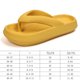 thumbnail image 2 of Hombres Mujeres Eva Flip Flip Soft Soft Comfy Thong Slippers Cushion Sandals Sandalias Toblos de playa para interiores al aire libre, 2 of 6