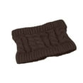 thumbnail image 4 of AWZXDE Women's Solid Color Knitted Visor,Winter Fashion Open Top Cap for Style Coffee,One Size, 4 of 4