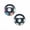 #F-2PCS, variant on Dog Toys - Calming Ball with Handle Pet Dog Football Shape Toys Interactive Ball for Dogs Playing, for Dog Chew Playing,Water Play,Training & Outdoor Games,for Medium Large Breeds(#B-1Pcs)