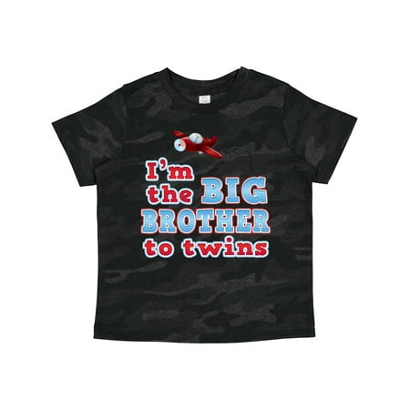 

Inktastic I m the Big Brother to Twins. Gift Toddler Boy Girl T-Shirt