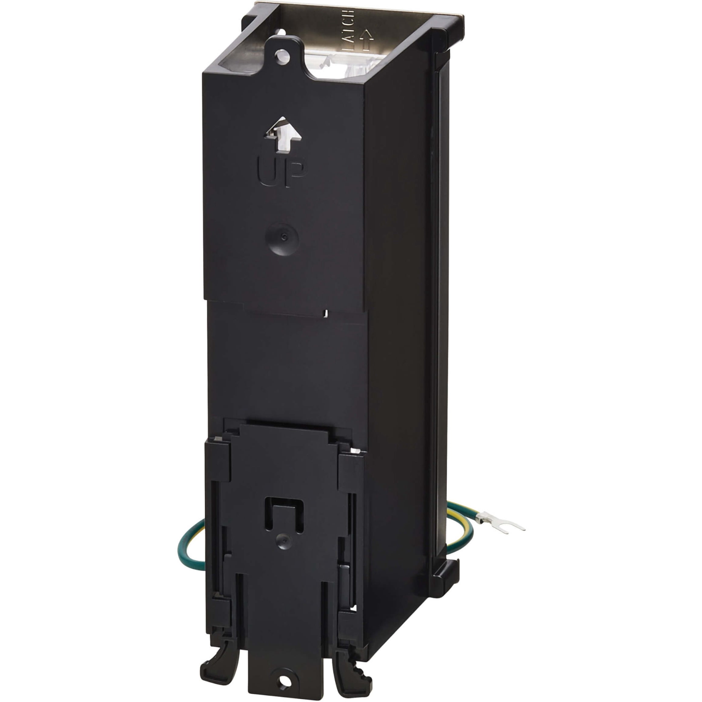 Tripp Lite 8-Port Metal DIN-Rail Mounting Keystone Patch Panel Black/Silver