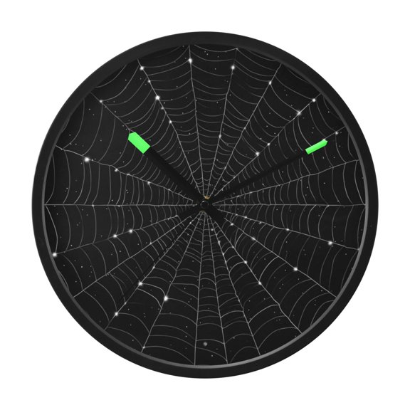 Indoor 12' Voice-Activated Luminous Decoration Wall Clock With LED Night Light Grid Pattern