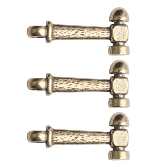 Shisuyan Collier Style Punk Fournitures pour Fabrication Doré Foncé 3 Pcs 1.37x0.64 Po