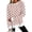 Black-A260922, variant on Polka Dot Womens Oversized Sweatshirt Scalloped Trim Trendy Womens Crewneck Sweatshirt Color Block Long Sleeve Layering Soft Warm Fall Womens Pullover Sweaters
