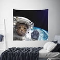 thumbnail image 4 of Daiia Cat Astronaut Pattern Tapestry 60x51 Inches Wall Hanging Tapestry Artistic Wall Hanging Bedroom Wall Decor Living Room Tapestry Dorm Room Decor, 4 of 9