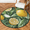 Multicolour 2, variant on CURLYOOT Round Rug 3ft Lemon Area Rug, Washable Circle Mat Non Slip Floor Carpet Mat, Farmhouse Soft Indoor Rugs for Entryway Living Room Dining Room Bedroom
